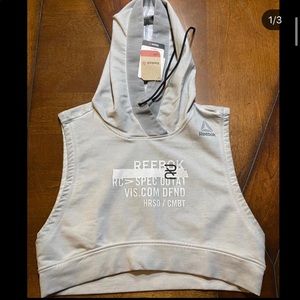 Reebok crop hoodie